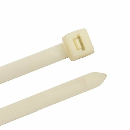 FORNEY Cable Ties, 48 in Natural Extra Heavy-Duty 62089